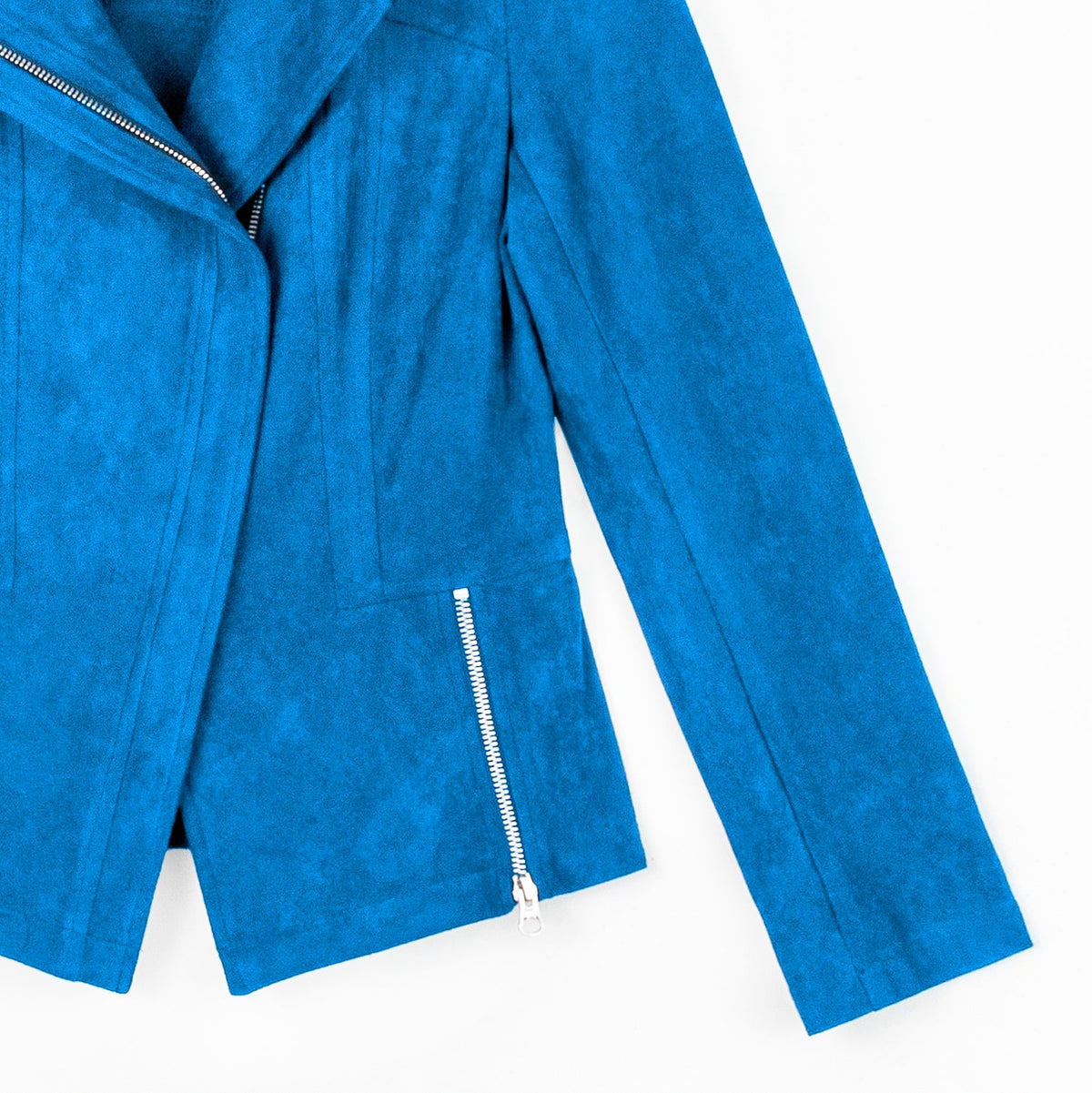 Clara Sunwoo Smart Buy - Soft Suede - Signature Jacket - French Blue
