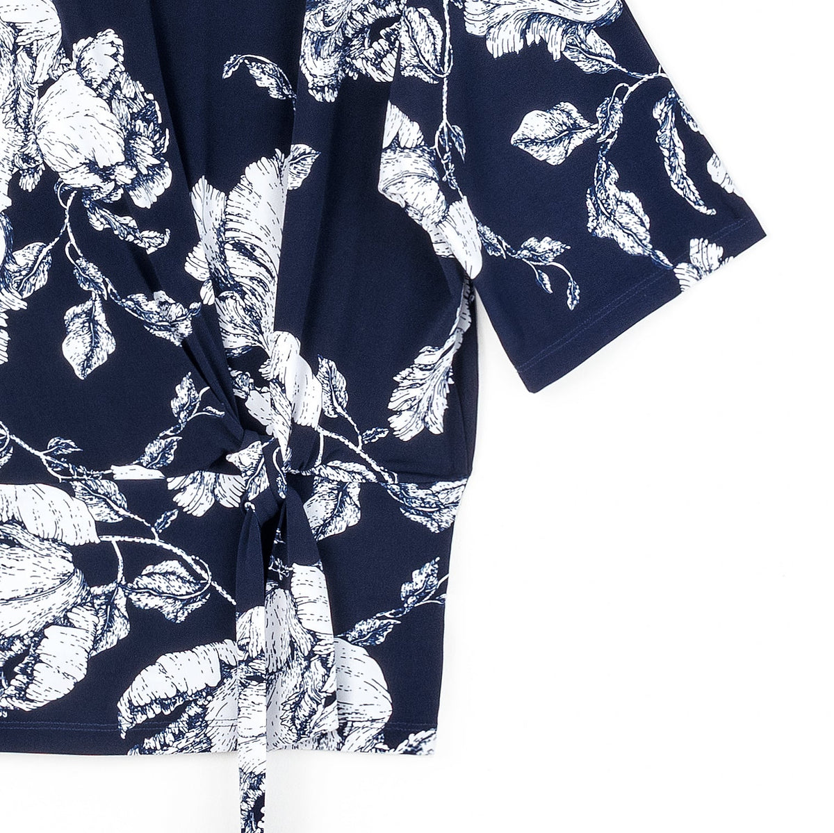 Clara Sunwoo Trending - Signature Side Tie Top - Peony Blossom