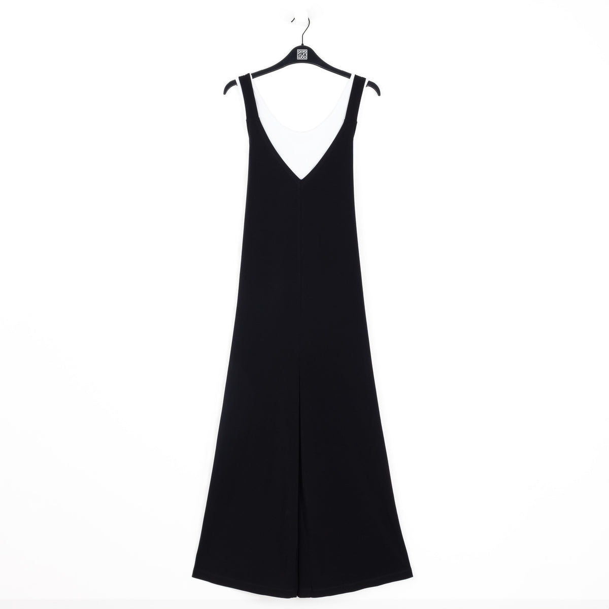 Clara Sunwoo Recommended - V-Neck Cross Back Jumpsuit - Black - Final Sale