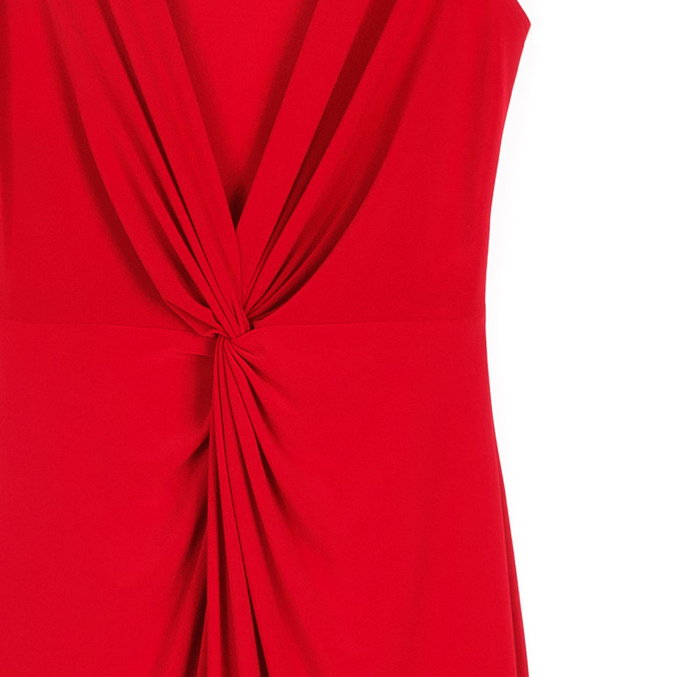 Clara Sunwoo Customer Favorite - Center Slit Maxi Dress - Red - Final Sale!