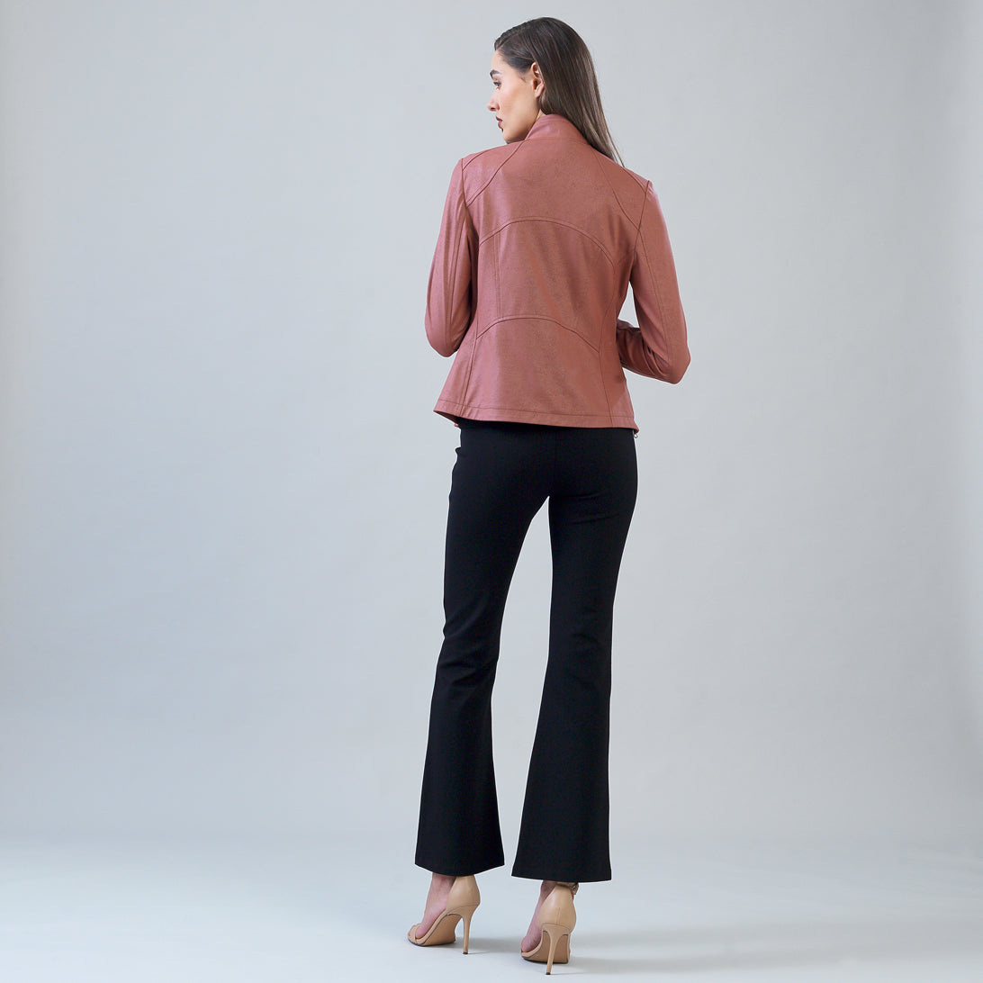 Clara Sunwoo Trending - Liquid Leather™ Signature Jacket - Tan