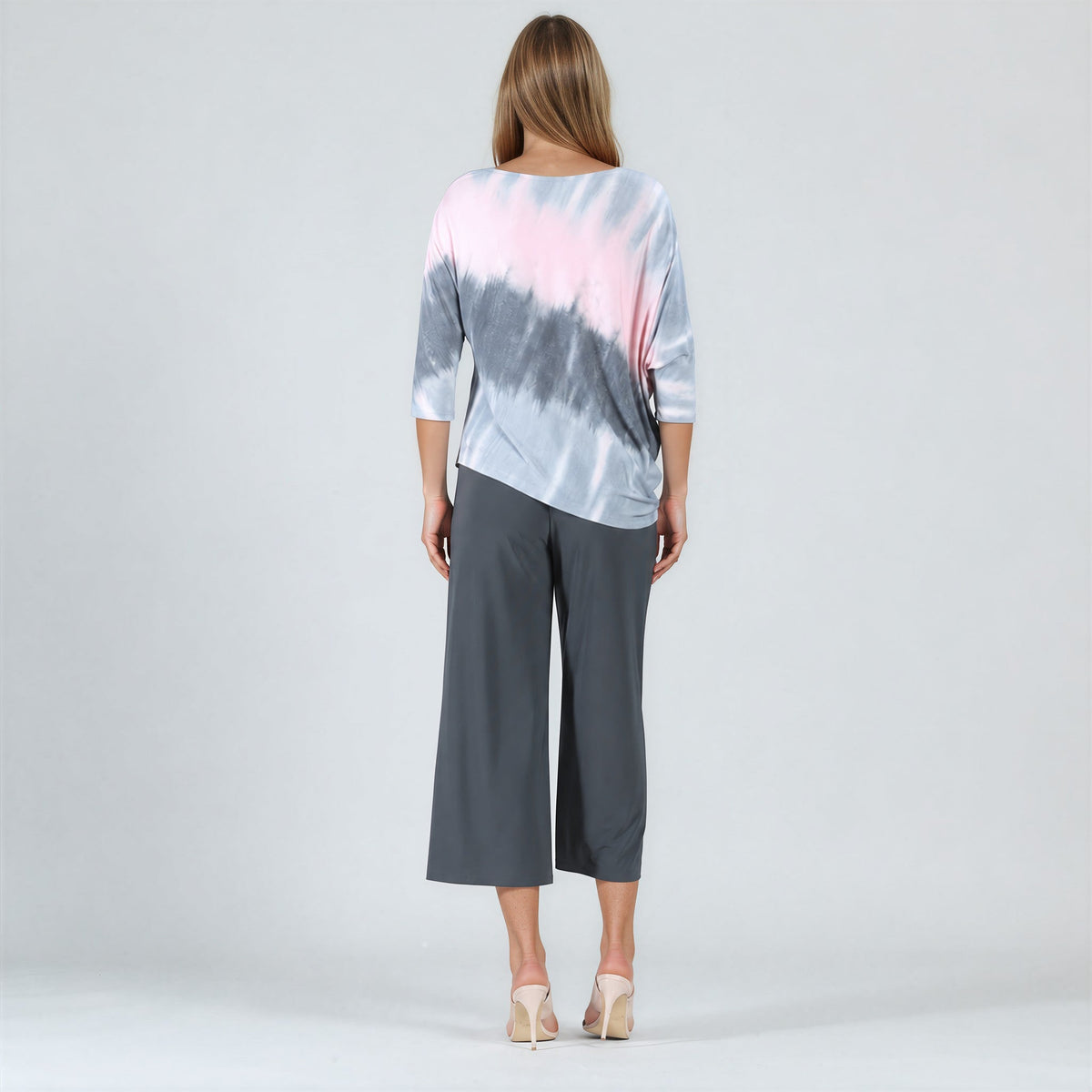 Clara Sunwoo Everyday - Half & Half Sleeve Top - Blush Ombre - Final Sale