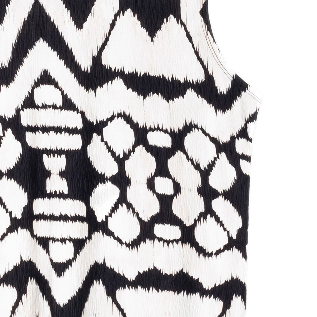 Clara Sunwoo Discount - Crinkle Pleat Knit - Modern Jewel Neck Tank - Aztec - Final Sale!