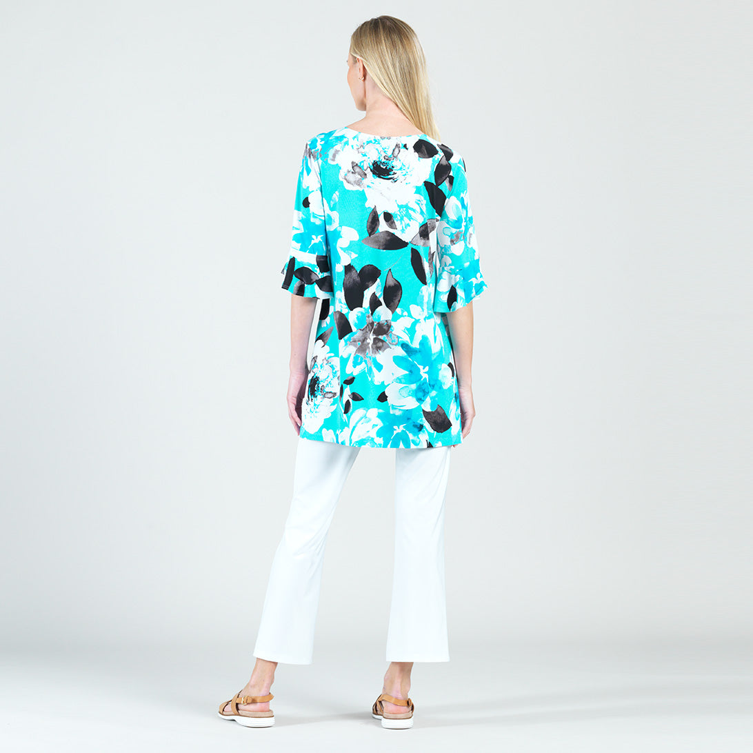 Clara Sunwoo Featured - Tulip Cuff Tunic - Floral Petal - Final Sale!