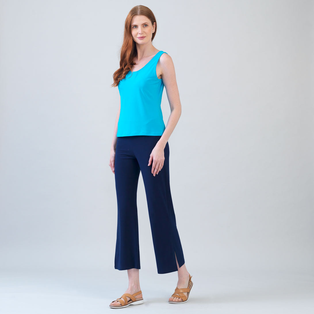 Clara Sunwoo Best Price - Reversible U or V Neckline Tank - Turquoise