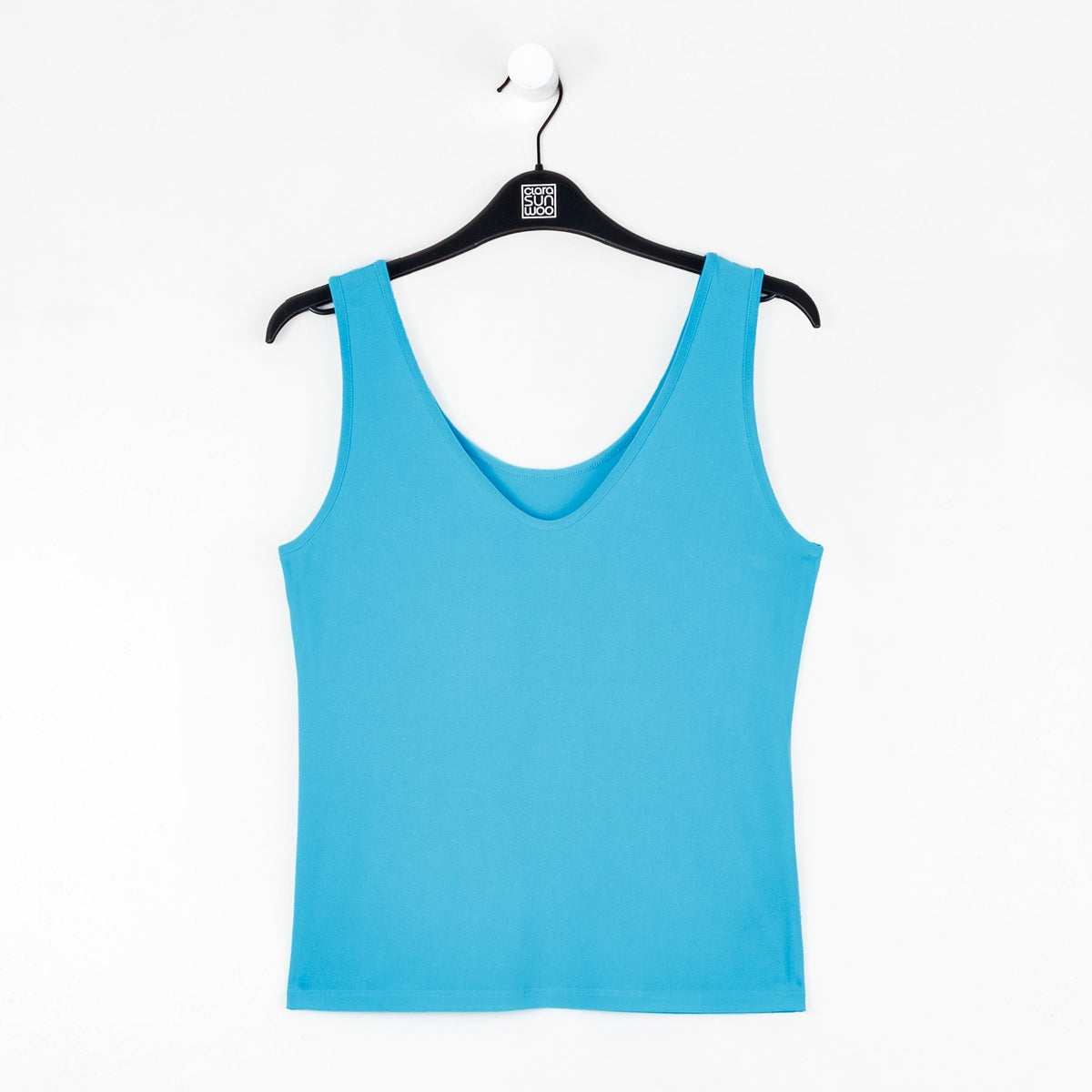Clara Sunwoo Best Price - Reversible U or V Neckline Tank - Turquoise