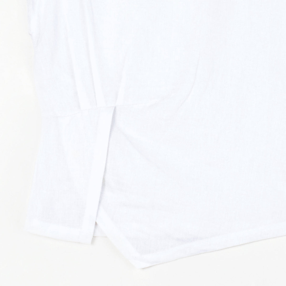 Clara Sunwoo Exclusive - Soft Cotton - Cap Sleeve Stitch Overlay Top - White - Final Sale