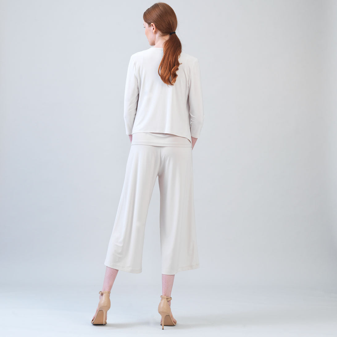 Clara Sunwoo Discount - Modern Tie Front Cardigan - Bone - Limited Sizes