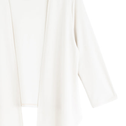 Clara Sunwoo Discount - Modern Tie Front Cardigan - Bone - Limited Sizes