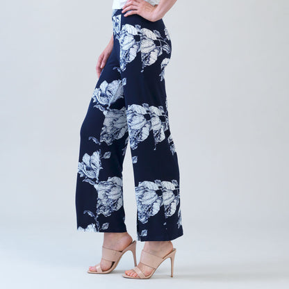 Clara Sunwoo Deals - Relaxed Kick Front Slit Ankle Pant - Peony Blossom