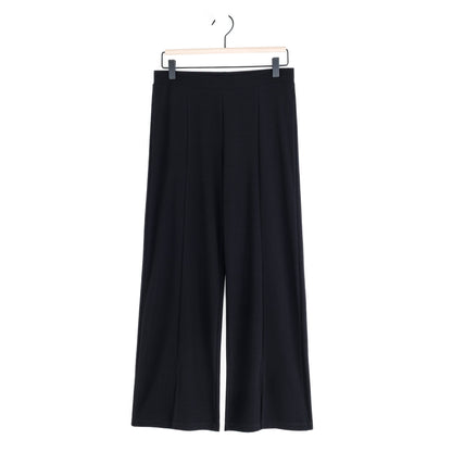 Clara Sunwoo Everyday - Relaxed Kick Front Slit Ankle Pant - Black