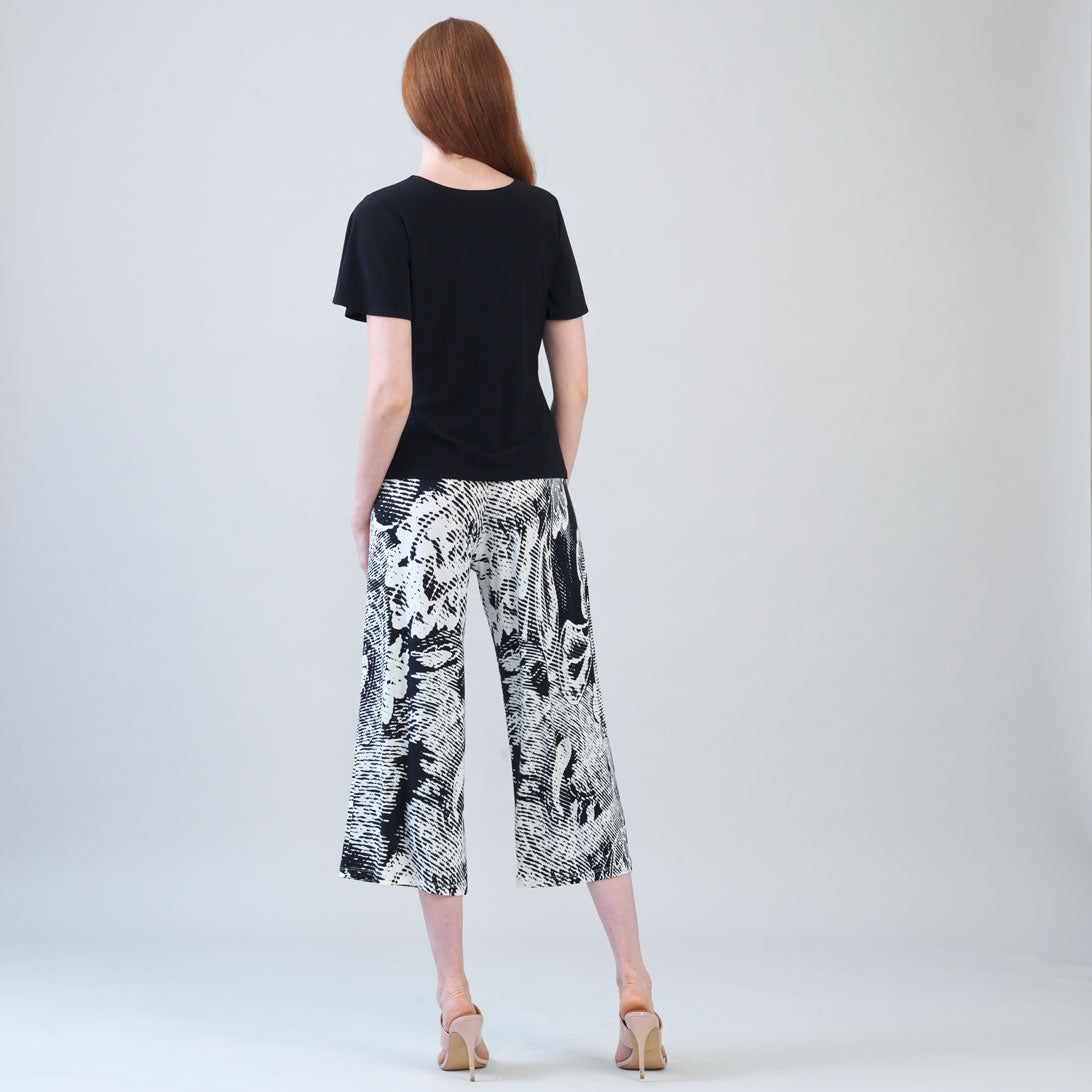Clara Sunwoo Best Price - Flounce Sleeve Stitch Overlay Top - Black