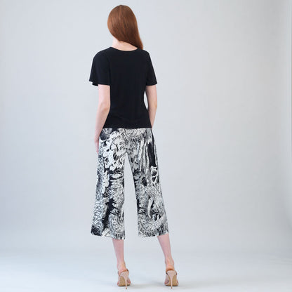 Clara Sunwoo Best Price - Flounce Sleeve Stitch Overlay Top - Black