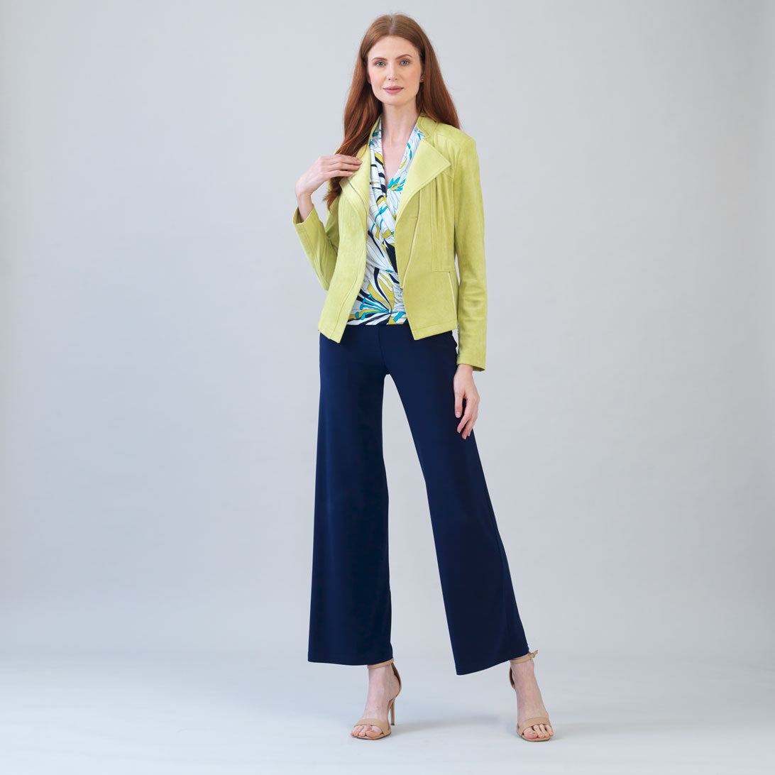 Clara Sunwoo Classic - Soft Suede - Signature Jacket - Lime