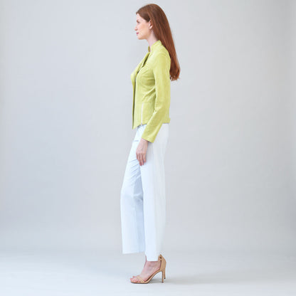 Clara Sunwoo Classic - Soft Suede - Signature Jacket - Lime