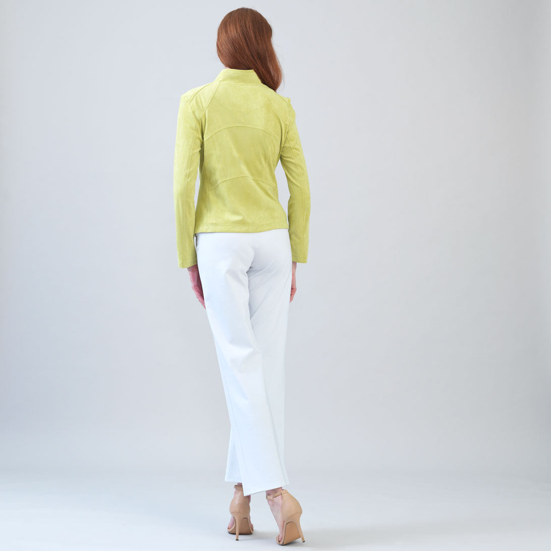 Clara Sunwoo Classic - Soft Suede - Signature Jacket - Lime