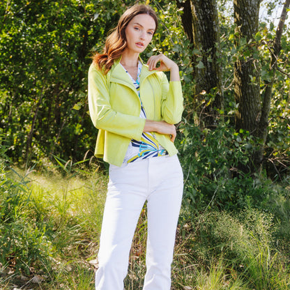 Clara Sunwoo Classic - Soft Suede - Signature Jacket - Lime