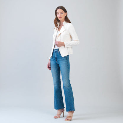 Clara Sunwoo Recommended - Soft Suede - Signature Jacket - Cream