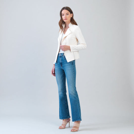 Clara Sunwoo Recommended - Soft Suede - Signature Jacket - Cream