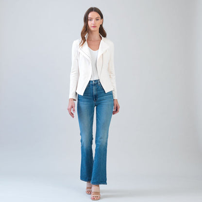 Clara Sunwoo Recommended - Soft Suede - Signature Jacket - Cream