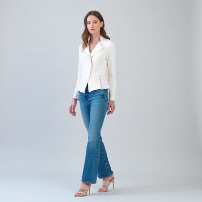 Clara Sunwoo Recommended - Soft Suede - Signature Jacket - Cream