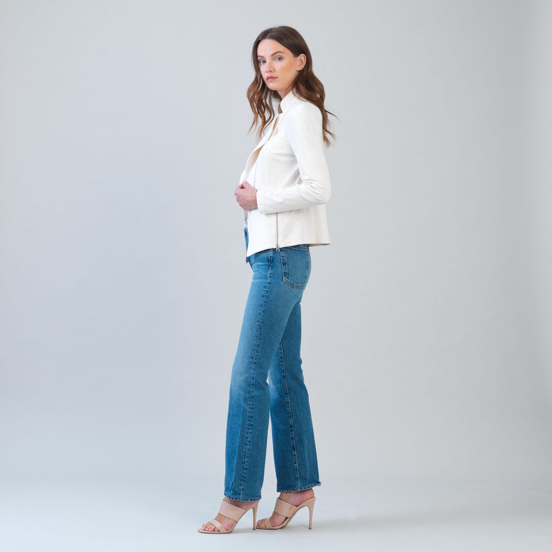 Clara Sunwoo Recommended - Soft Suede - Signature Jacket - Cream