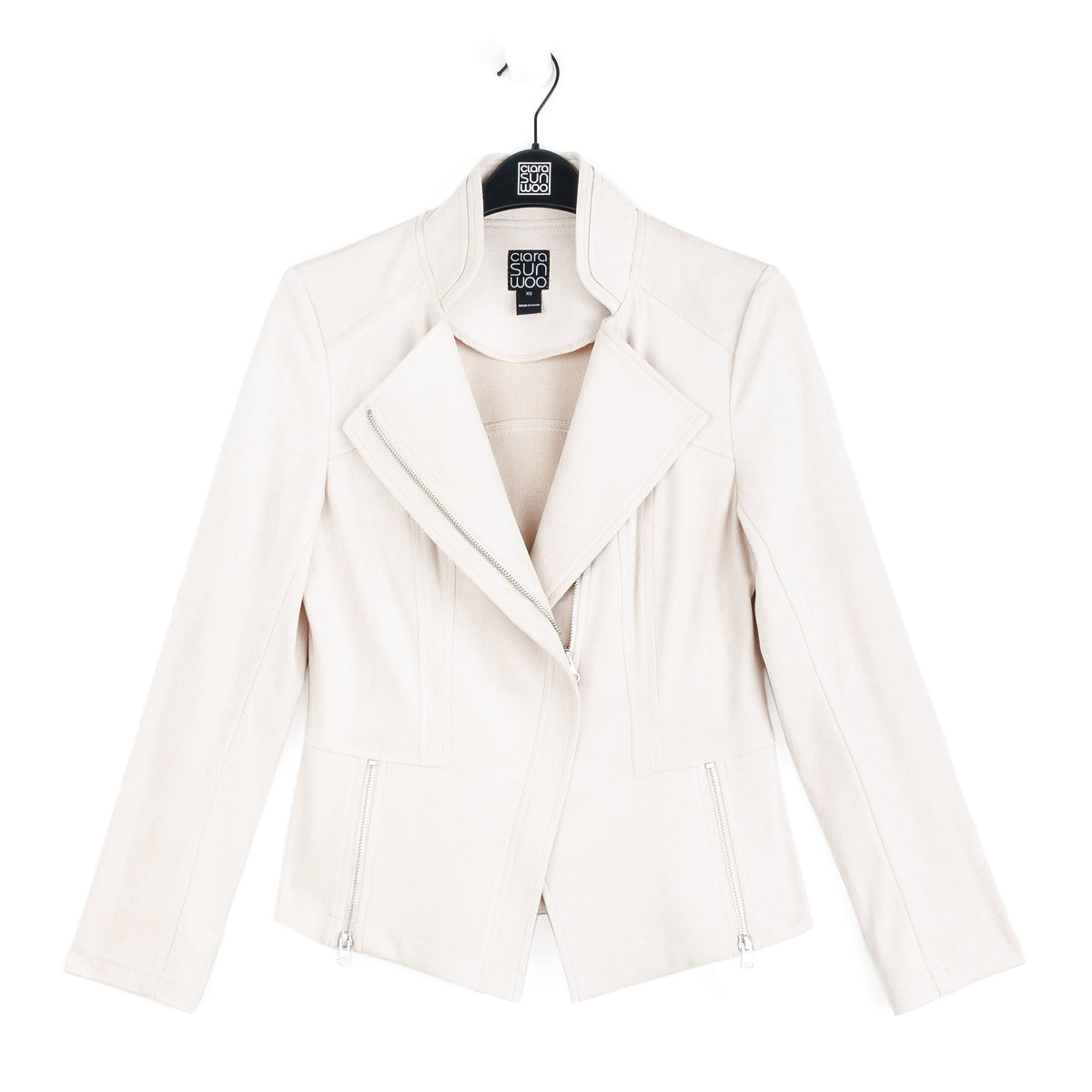 Clara Sunwoo Recommended - Soft Suede - Signature Jacket - Cream