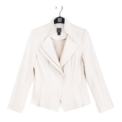 Clara Sunwoo Recommended - Soft Suede - Signature Jacket - Cream