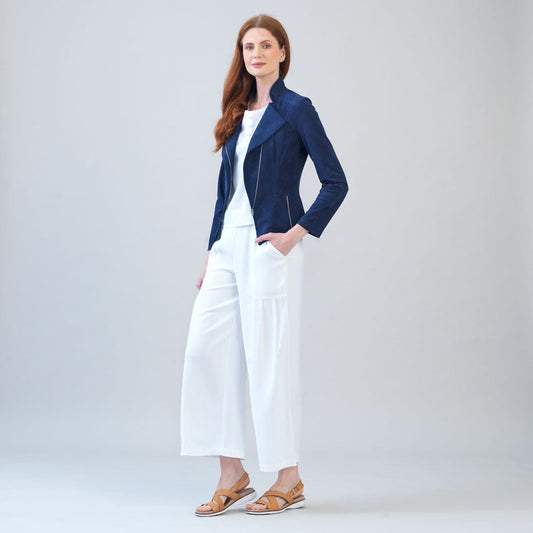 Clara Sunwoo Special Offer - Soft Suede - Signature Jacket - Navy