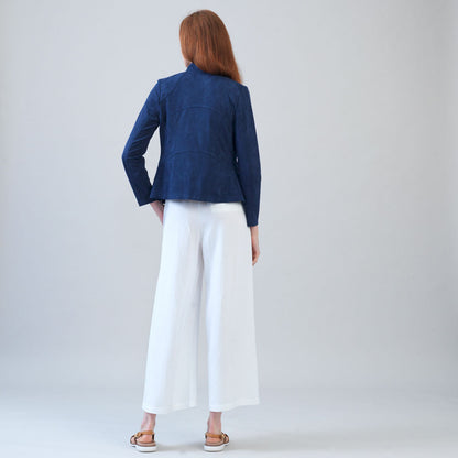 Clara Sunwoo Special Offer - Soft Suede - Signature Jacket - Navy