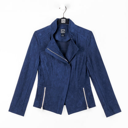 Clara Sunwoo Special Offer - Soft Suede - Signature Jacket - Navy
