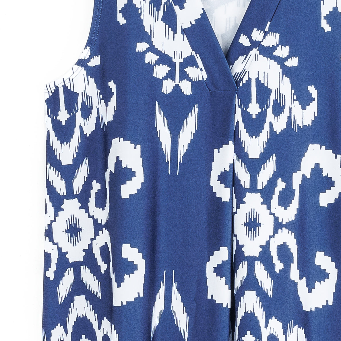 Clara Sunwoo Trending - Butter Knit - Asymmetrical Tunic Tank - Tile Motif - Limited Sizes