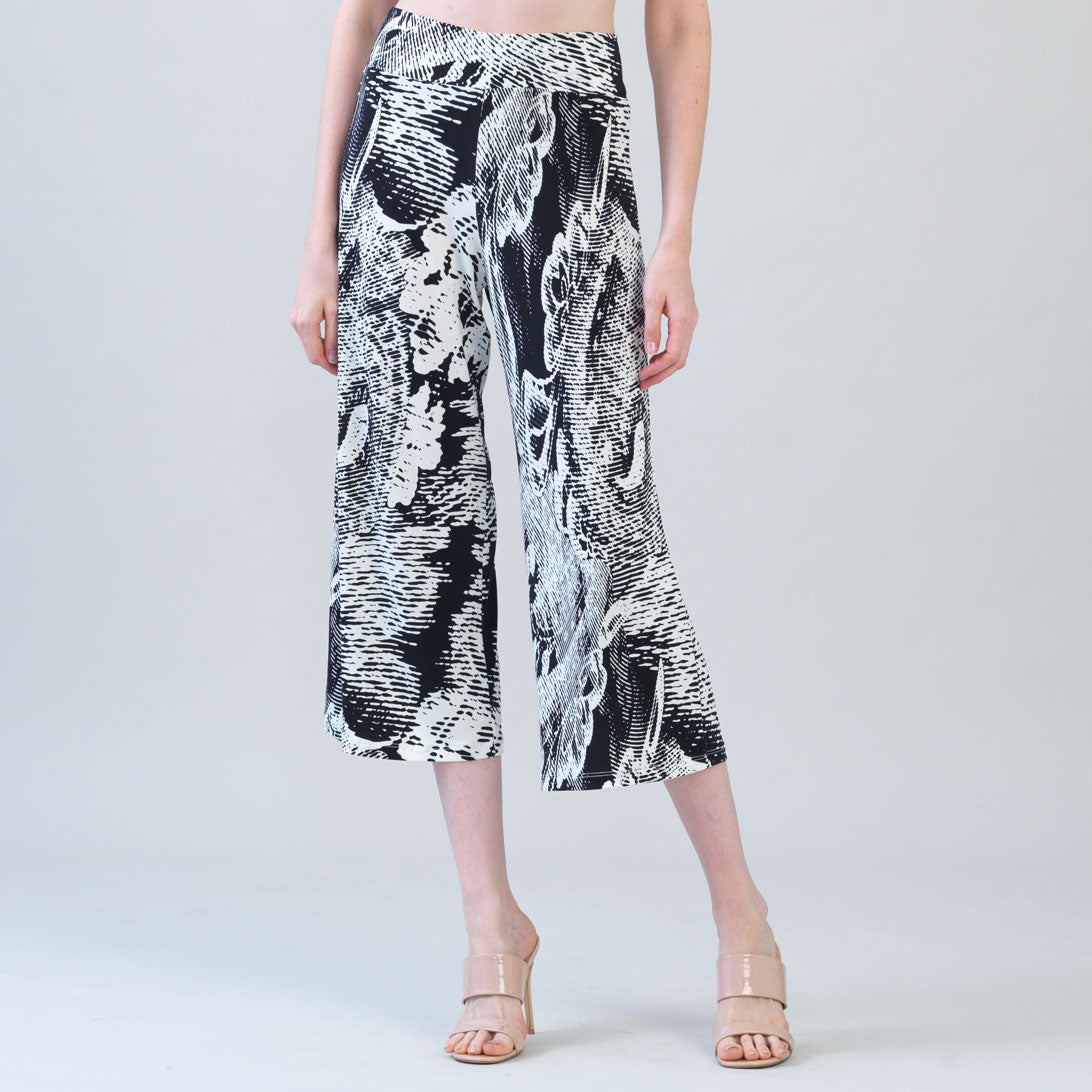 Clara Sunwoo Signature - Signature Modern Gaucho Pant - Abstract Etch