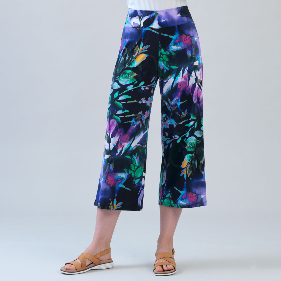 Clara Sunwoo Exclusive - Signature Modern Gaucho Pant - Floral Dream - Limited Sizes