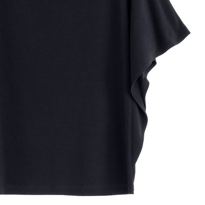Clara Sunwoo Popular - Caftan Flutter Sleeve Top - Black