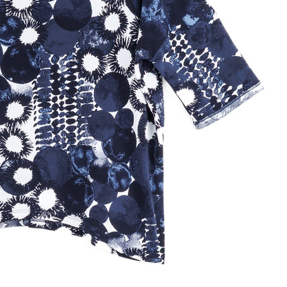 Clara Sunwoo Deals - Loose Cut Half Sleeve Top - Circle Splatter - Final Sale