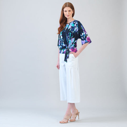 Clara Sunwoo Essential - Signature Side Tie Top - Floral Dream