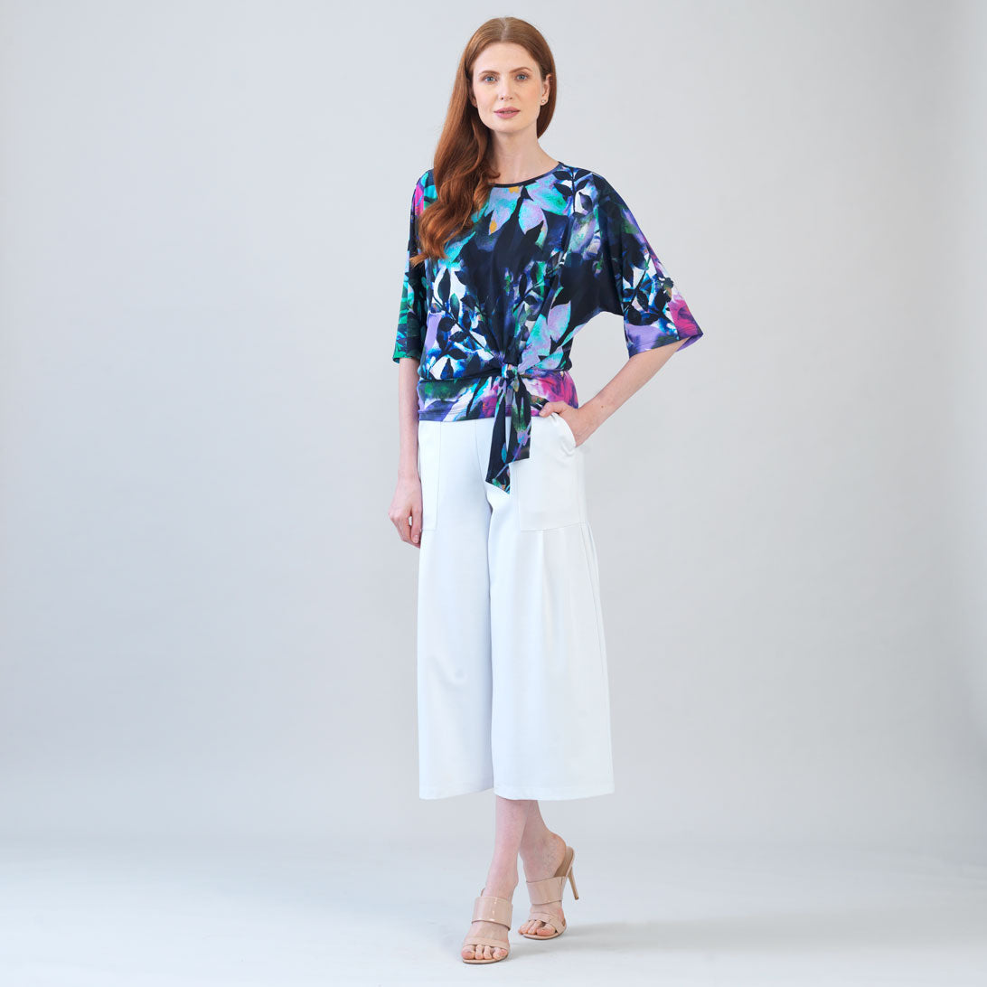 Clara Sunwoo Essential - Signature Side Tie Top - Floral Dream