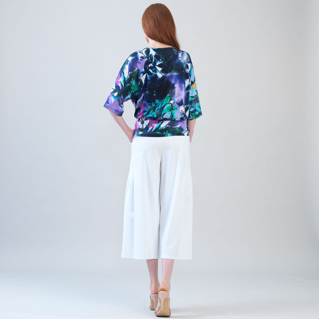 Clara Sunwoo Essential - Signature Side Tie Top - Floral Dream