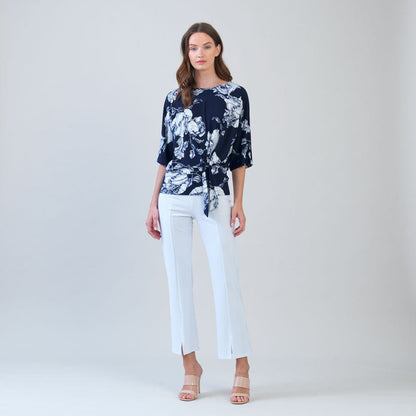 Clara Sunwoo Trending - Signature Side Tie Top - Peony Blossom