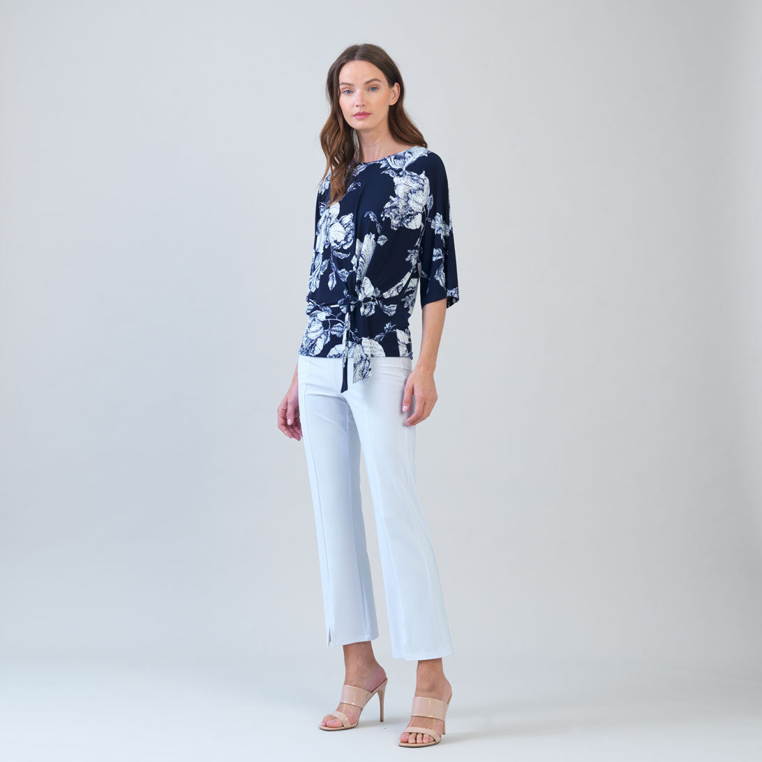 Clara Sunwoo Trending - Signature Side Tie Top - Peony Blossom