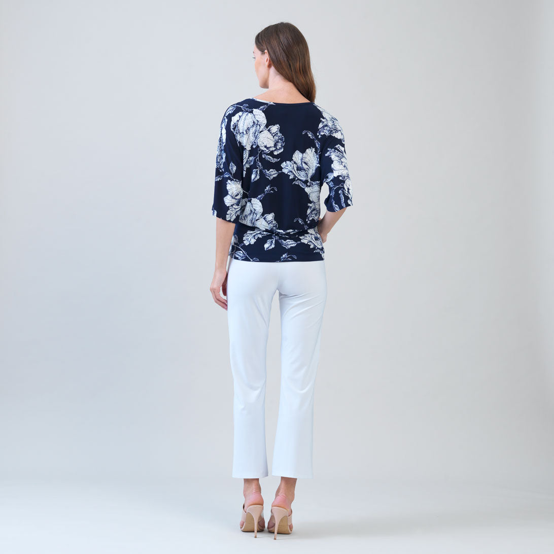 Clara Sunwoo Trending - Signature Side Tie Top - Peony Blossom
