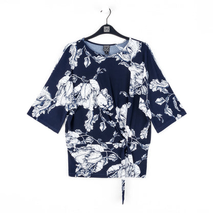Clara Sunwoo Trending - Signature Side Tie Top - Peony Blossom
