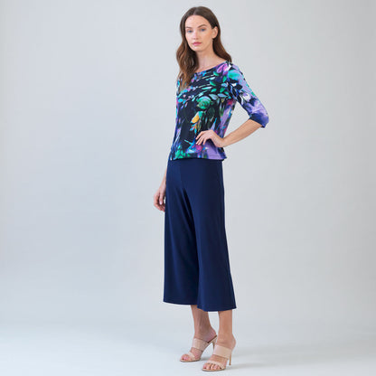Clara Sunwoo Value - Scoop Neck Half Sleeve Top - Floral Dream - Limited Sizes
