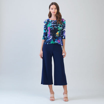 Clara Sunwoo Value - Scoop Neck Half Sleeve Top - Floral Dream - Limited Sizes