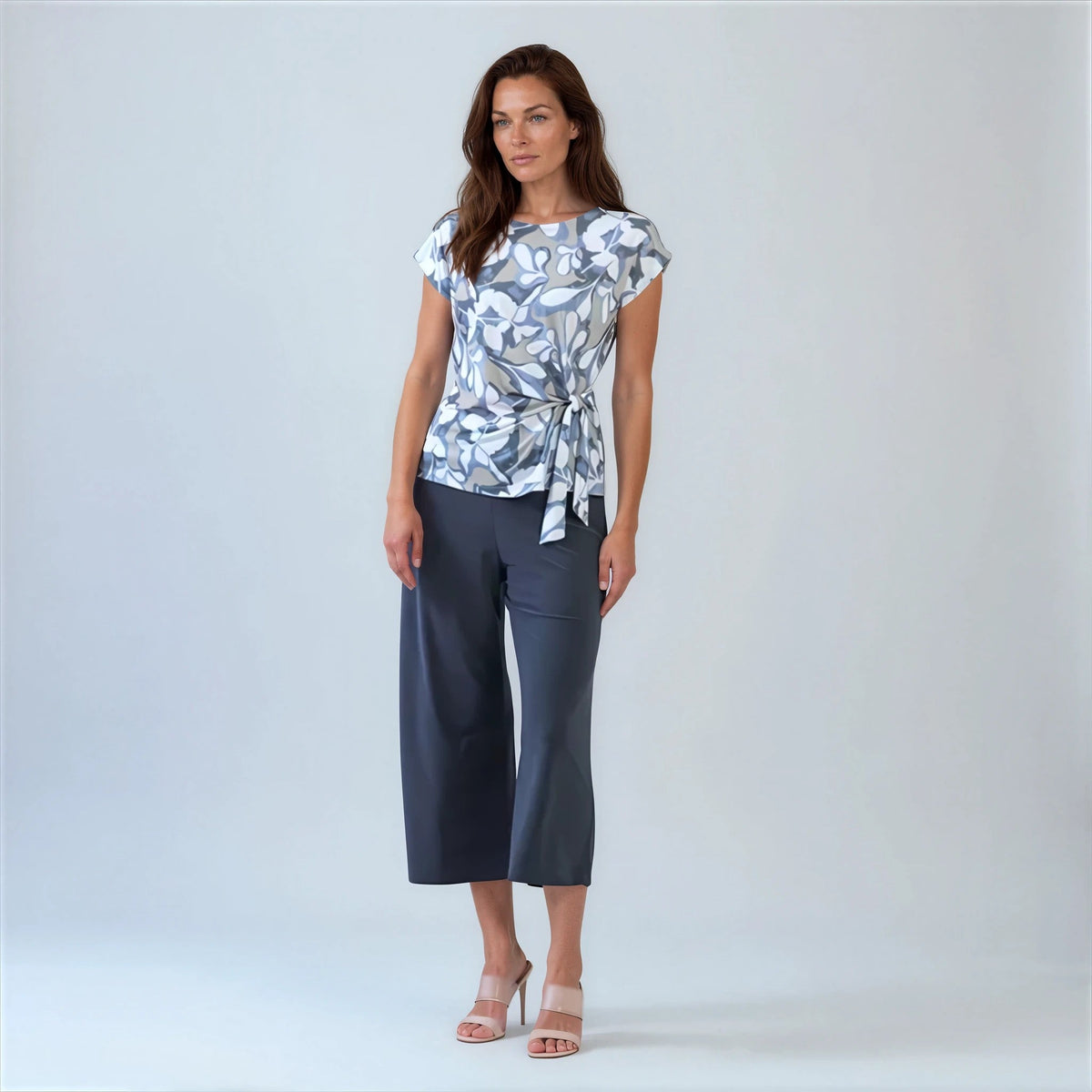 Clara Sunwoo Latest - Slant Sleeve Side Tie Top - Orchid Veil - Final Sale