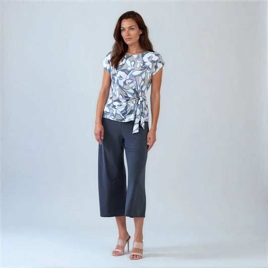 Clara Sunwoo Latest - Slant Sleeve Side Tie Top - Orchid Veil - Final Sale