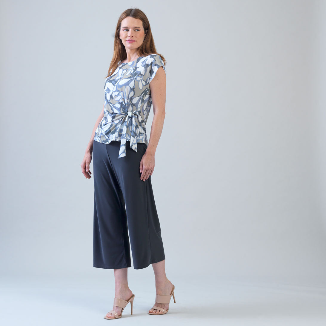 Clara Sunwoo Latest - Slant Sleeve Side Tie Top - Orchid Veil - Final Sale