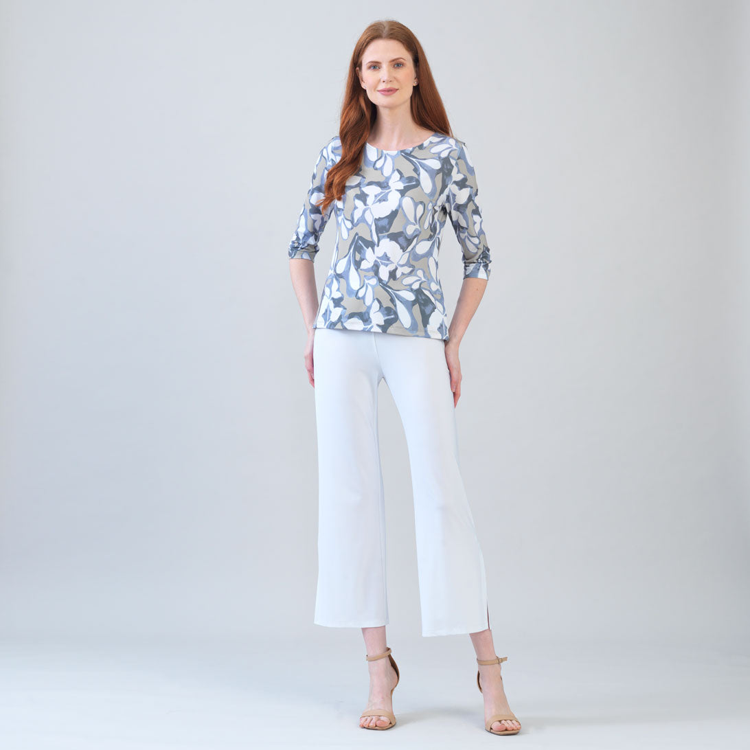 Clara Sunwoo Great Value - Scoop Neck Half Sleeve Top - Orchid Veil - Final Sale