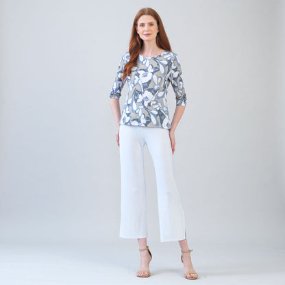Clara Sunwoo Great Value - Scoop Neck Half Sleeve Top - Orchid Veil - Final Sale